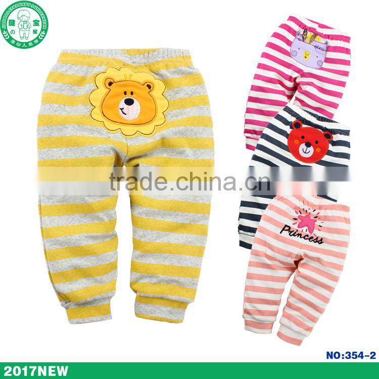 New Arrival Fashion Autumn Baby Cute Pants 4 Styles PP Pant Embroidery Trousers