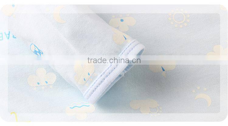 2017 hot sale high quality full sleeve round neck 2 pcs children clothes sets