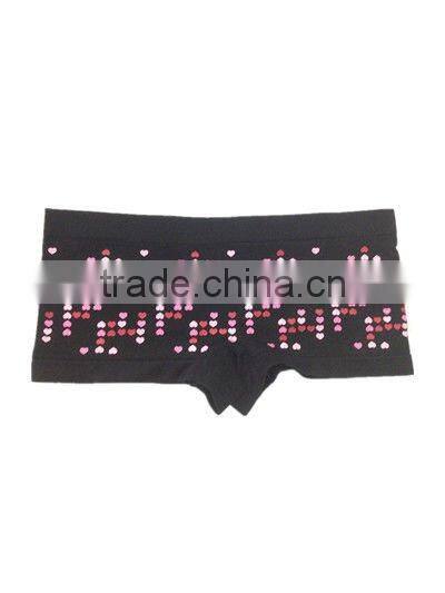 Printed seamless underwear boxers