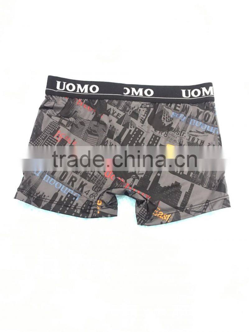 New design unique printed sexy man cotton underwear