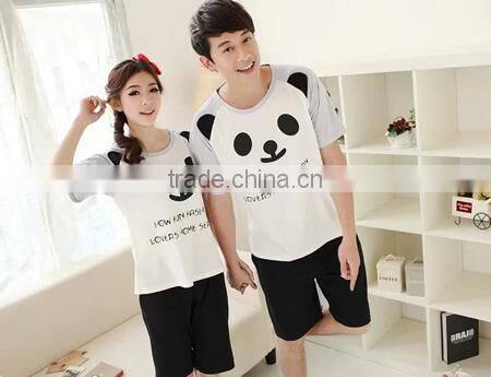 2015 wholesale couple cotton pajamas