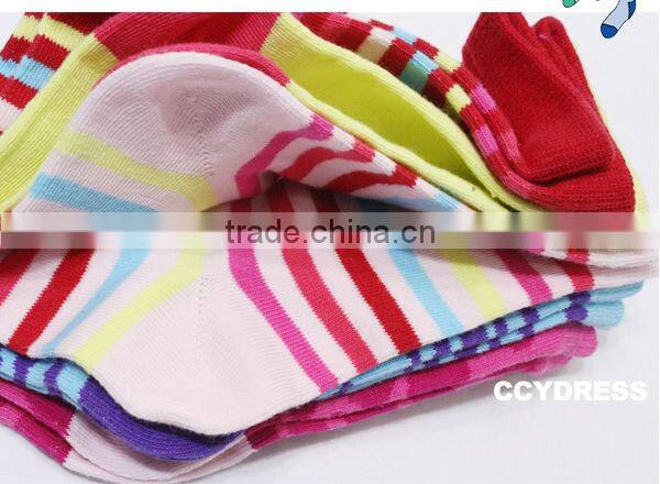 Girls lovely cotton socks 5 pairs cute teen girls socks in socks colorful stripe socks for young girls