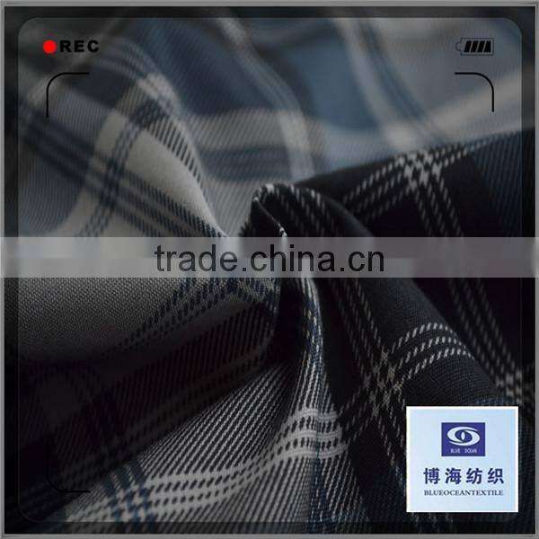 sailcloth with check print fabric printed cotton duck fabric