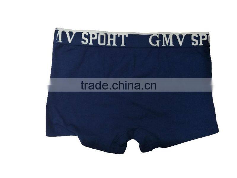 Fashion men basic boxers underwear