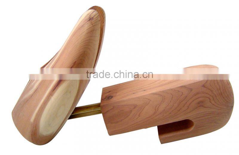 Wooden mini shoe tree and stretcher