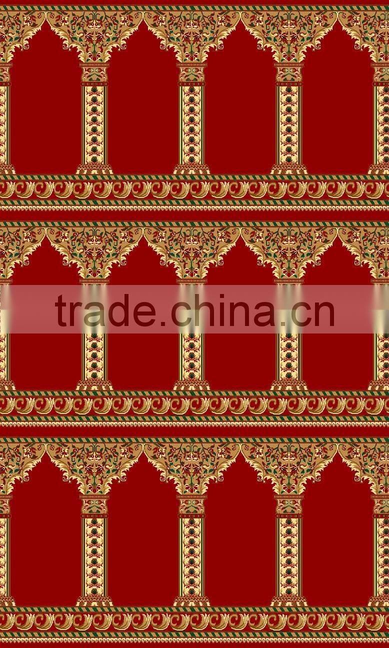 100% polypropylene top quality muslim use mosque prayer carpet