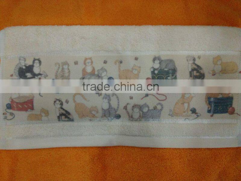 new style satin custom logo bath Towel Wholesale