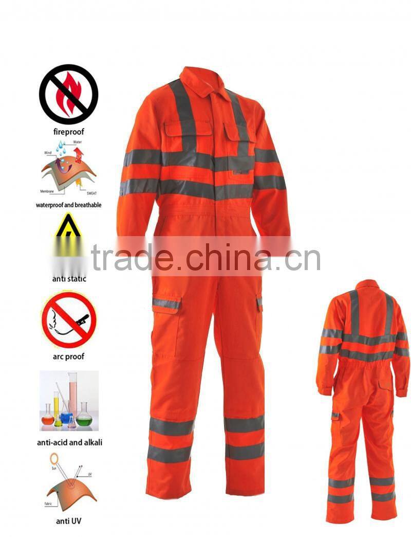 2016 Reusable Industrial Coveralls with flying suit
