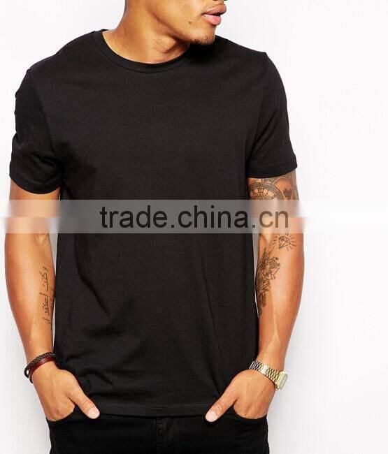 Hot selling man plain short sleeve new t shirt design