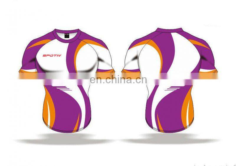 Specialized cooldry customized rugby jersey with sublimation
