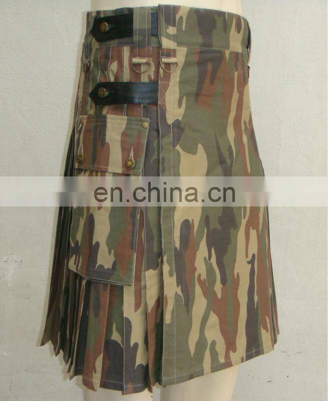2014 High Quality Active Men Magic Utility Sports Casual Pocket Kilt