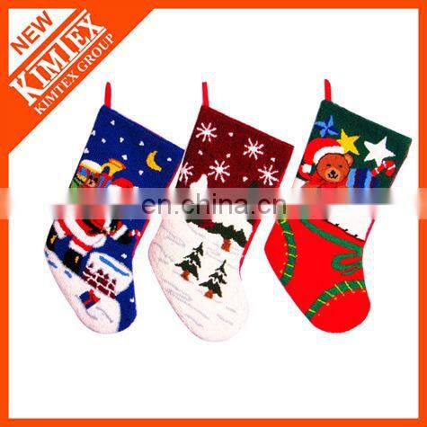 Children Gift Decorative Felt Dog Xmas Stockings