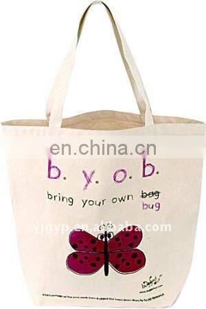 Eco-friendly Printed big canvas mock up shopping bag