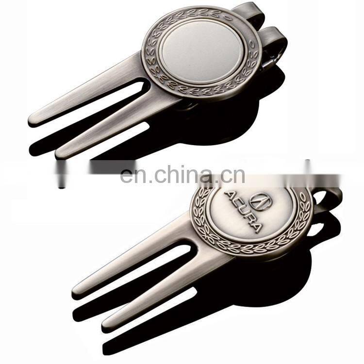 New Design High Quality Golf Divot Tool Popular 2016 Brand Caiton Gold Golf Divot Tool With Clip And Marker