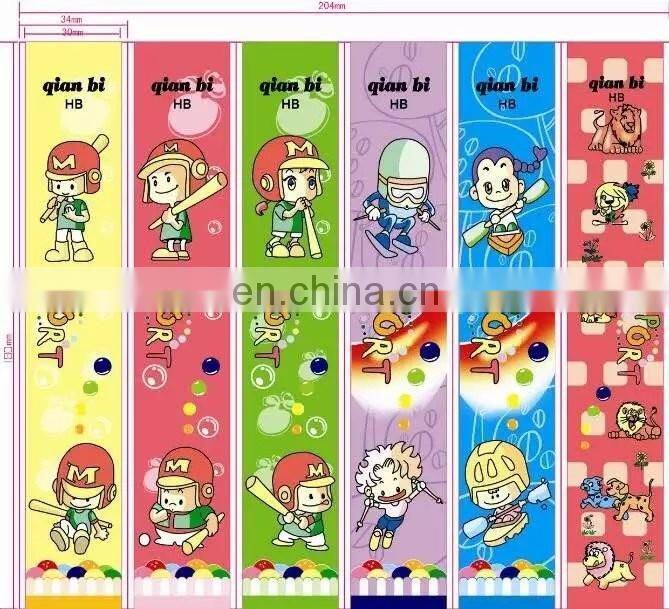 12 single color pvc shrink label,pvc shrink film,pvc heat shrink tube pencil