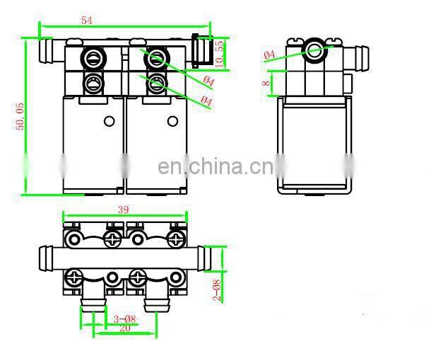 Micro solenoid valves 12 vdc, 24 vdc Air Pressure Release Valve for Foot Massage Machine Electric Control Valve