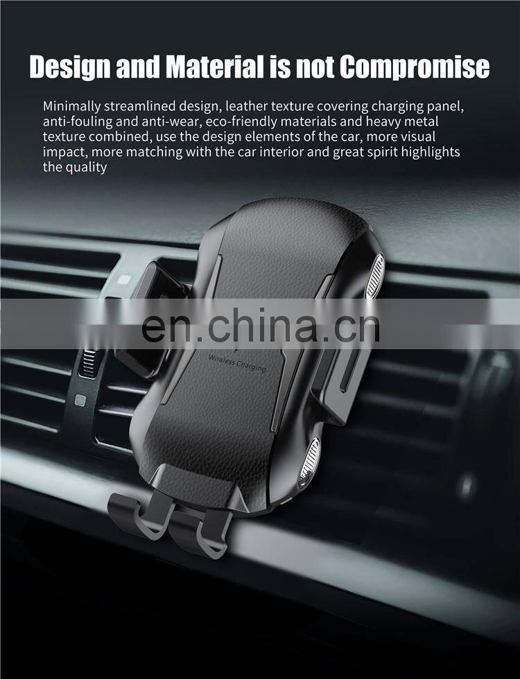 Magnetic Wireless Car Charger Wireless Fast Charging Car Holder Stand for Mobile Phone