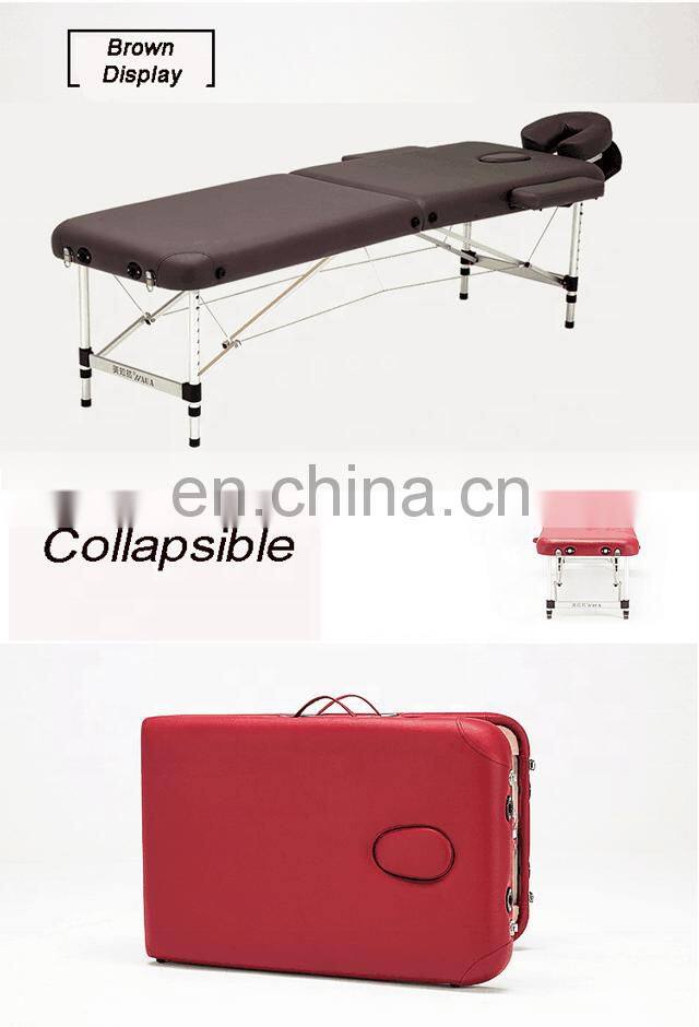 Hotsale Portable Aluminium Massage Table Chair Bed Foldable with Carry Bag