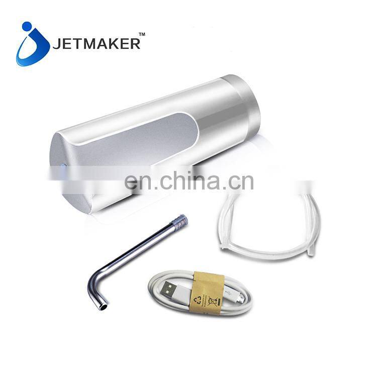 Jetmaker smart rechargeable electric battery mini hand water bottle pump dispenser for 5 gallon bucket water
