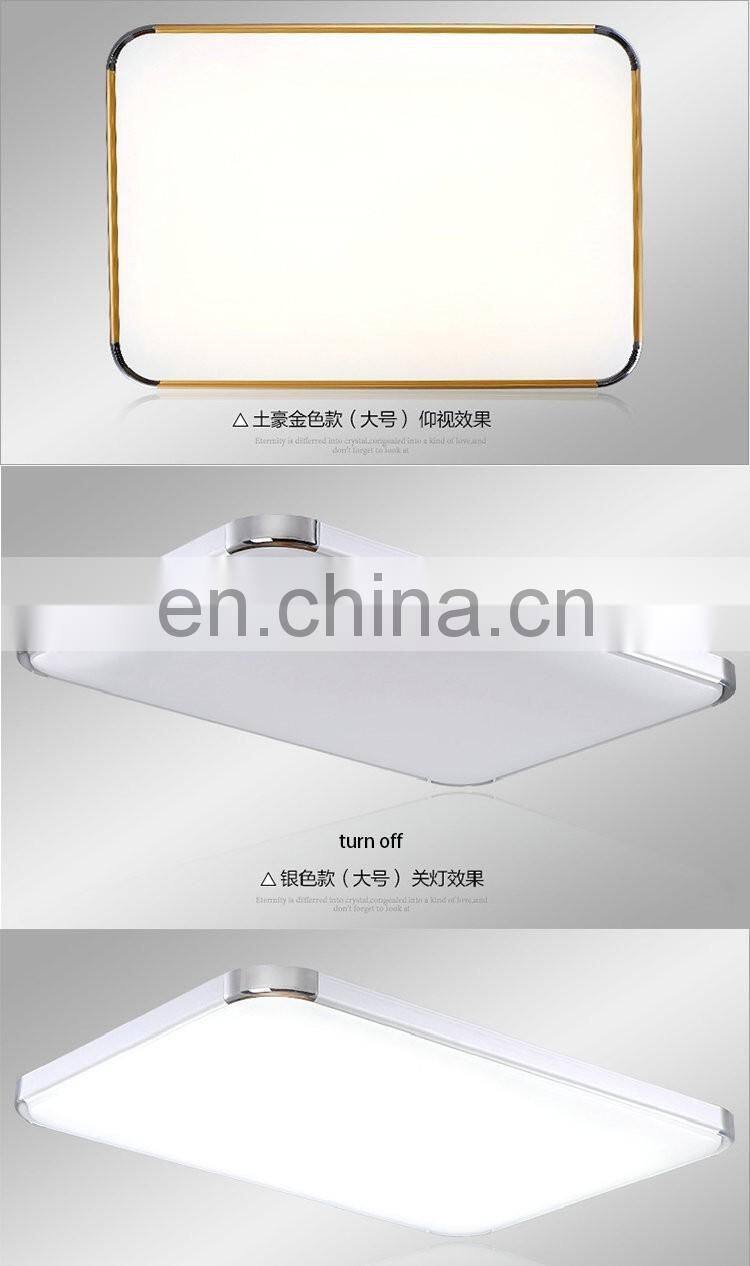 modern ultra-thin led ceiling lamps Nonpolar dimmable rectangular bedroom lamps