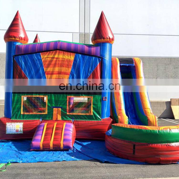 Kid Children Inflatable Bouncer Slide Inflatable Water/Wet Slide For Sale