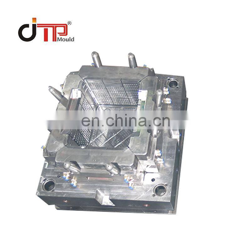Huangyan high polished mesh crate mould plastic injection mould