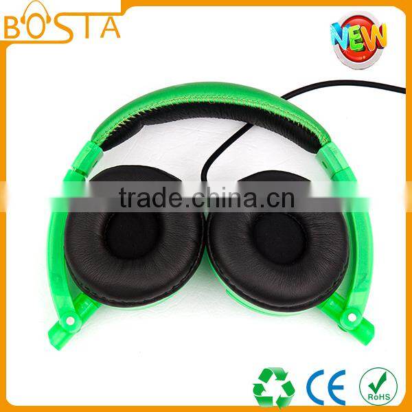 Green frog high sensitivity factory price headphone
