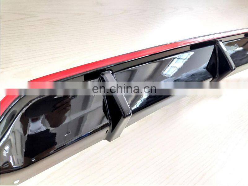 2021 New Other Exterior Accessories ABS carbon fiber look front bumper lip spoiler splitter diffuser for honda jazz fit 2018