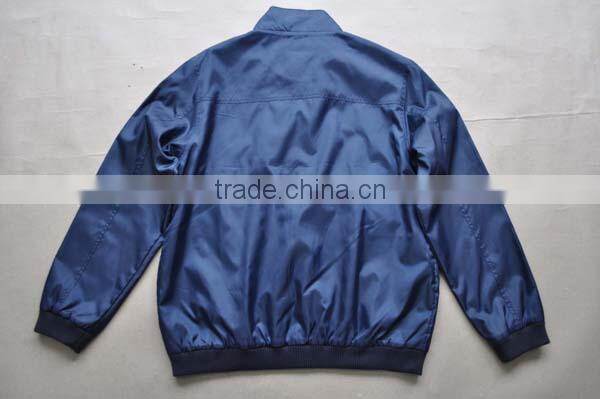 waterproof polyester plain windbreaker jacket