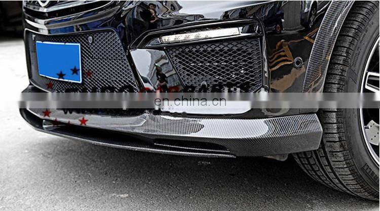 ML-CLASS W166 RZ Style Carbon Fiber Body Kit rear diffuser over fenders roof spoiler front lip for ML-CLASS w166
