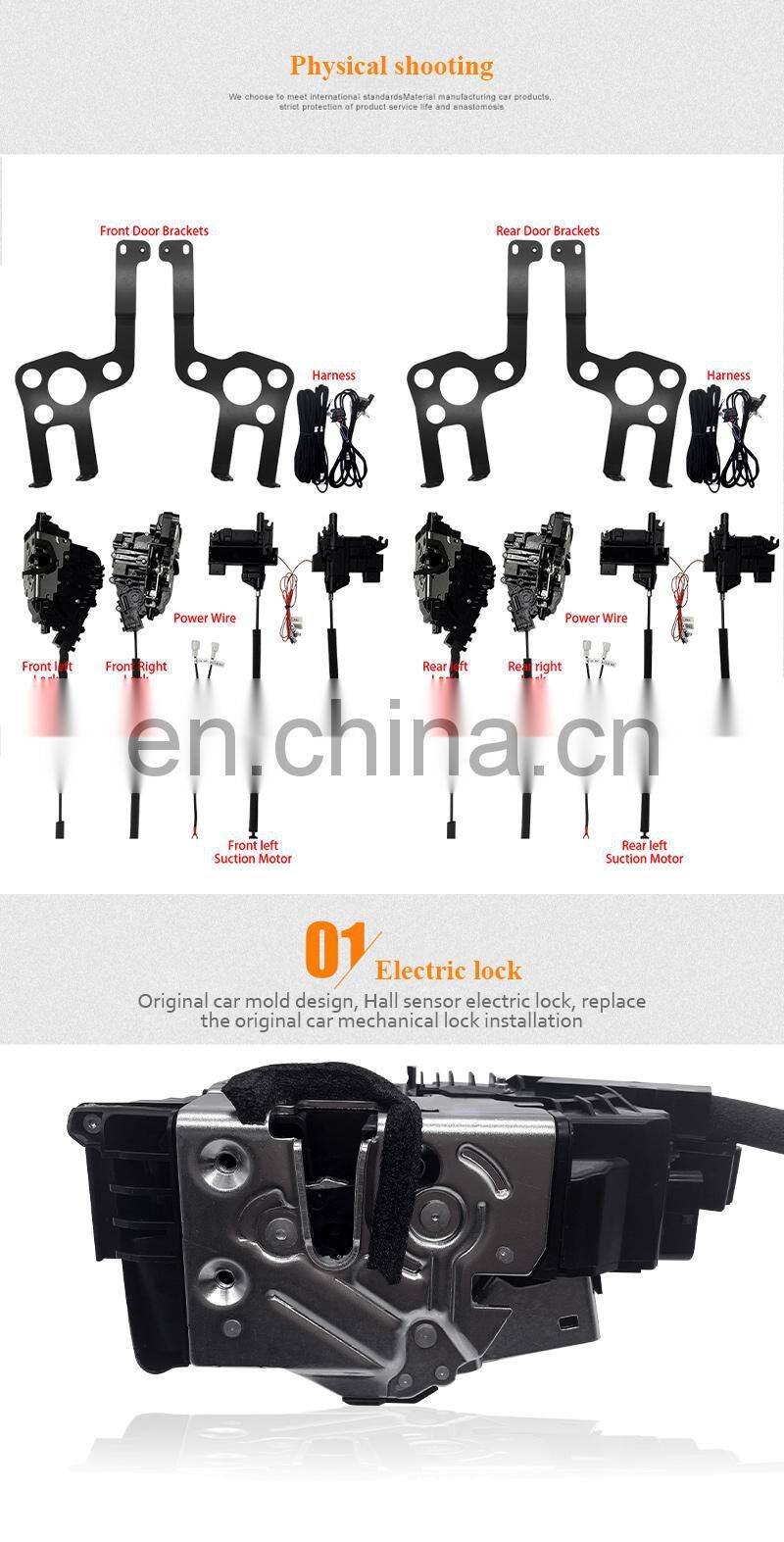 High Quality Auto Parts Car Door Soft Closer Automatic Electric Suction Door for BMW 3 Series F30