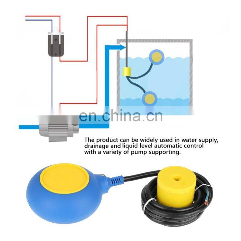 Float Switch Water Level Controller Water Level Contactor Sensor With 2m Cable 220V For Submersible Pump, Submersible Switch