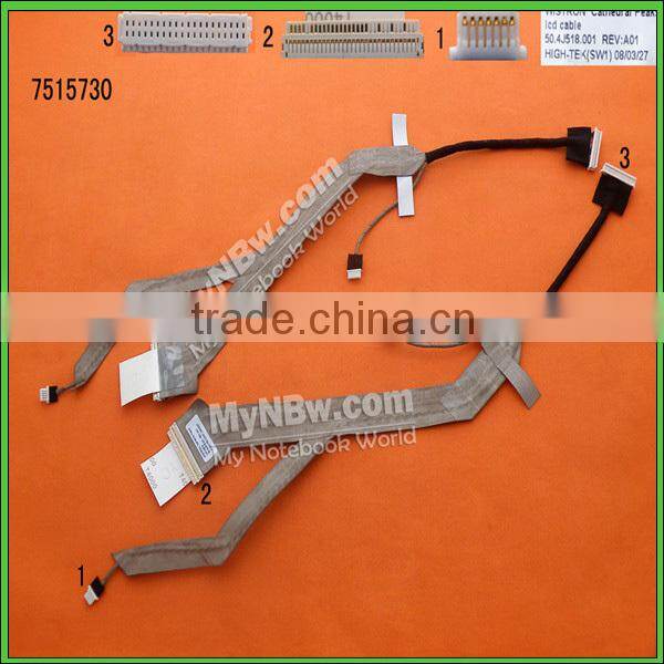 100% New for ACER Aspire 5330 5730 5730G 5730Z 5730ZG laptop lcd cable PN 50.4J518.001