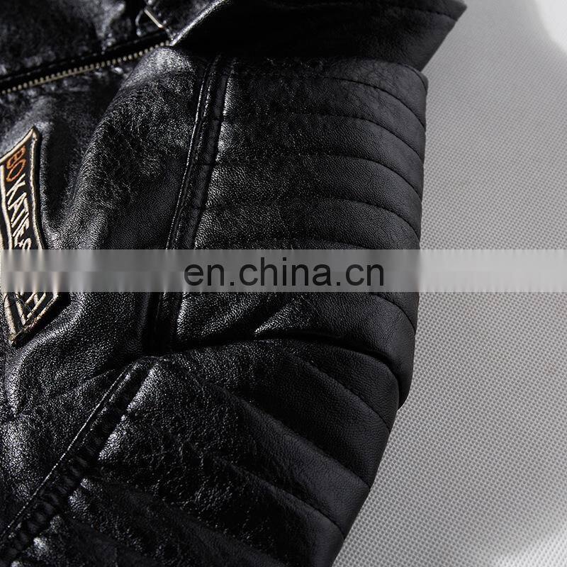 Manufacturer wholesale New men's large size bomber jacket personalized motorcycle jacket S-5XL