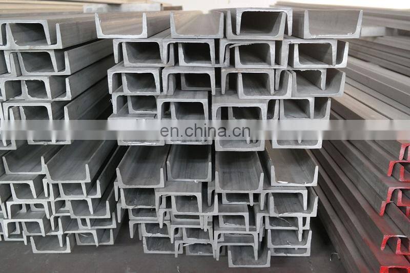 U Shape Channel Lip Channel AISI 316 316L Hot Rolled Stainless Steel Channels with Factory Prices
