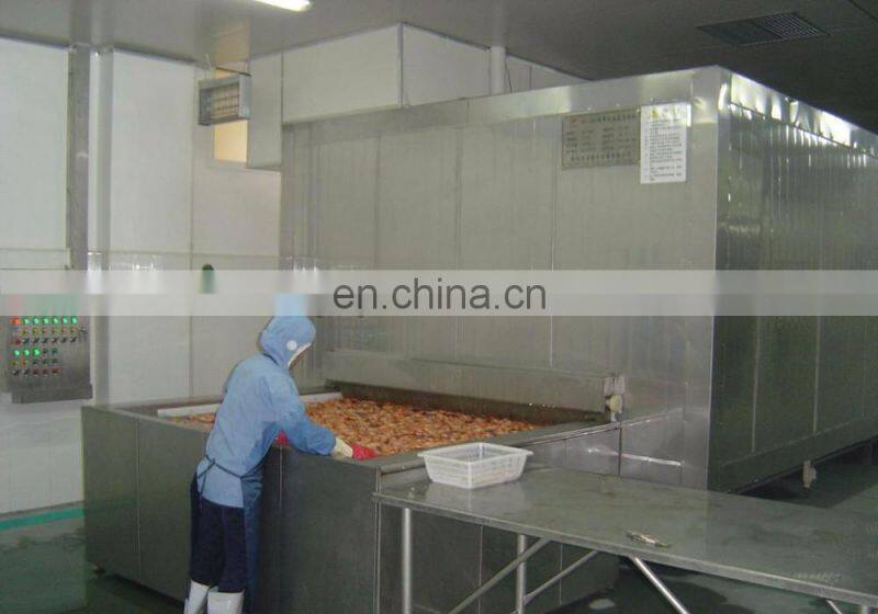 Automatic small IQF tunnel freezer machine auto small scale blast freezing machinery cheap price for sale