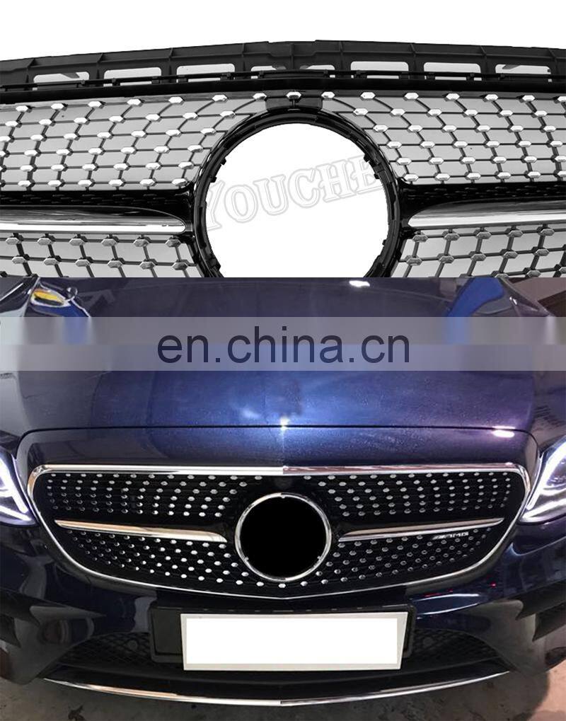 Diamond radiator front bumper grille mesh for Mercedes Benz E class W213 W238 C238 2016-2020