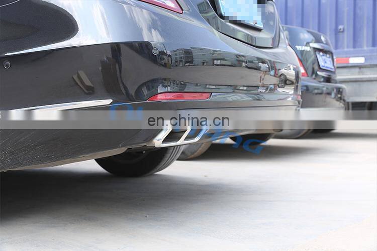 Stainless Steel Exhaust Rear Dual Cover Trim Stickers For Mercedes Benz S Class Coupe R Class