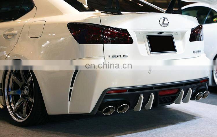 Runde ABS Material Modified V-Vision Style IS300 Body Kit For 2006-2012 Lexus IS250 Front Bumper Rear Bumper Side Skirt Body Kit