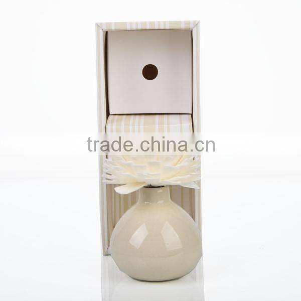 50ml Home fragrance Sola Flower Diffuser with ceramic jar, air fresher gift set SA-1342