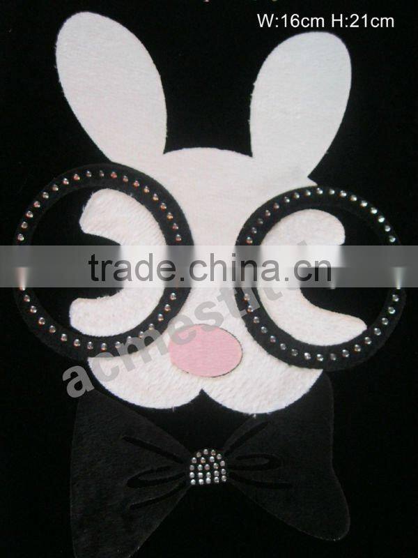 Flocking Patches / badge/embroidery patch/lovely girl patch