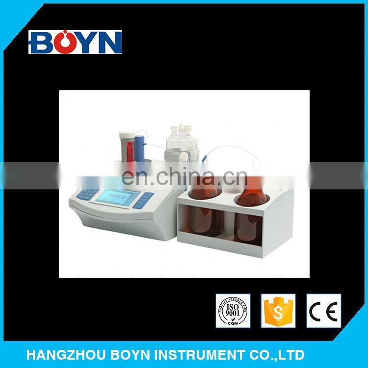 Columetric Karl Fischer automatic titrator for water moisture analyze ZDY-502