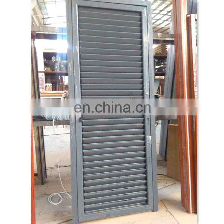 Exterior Aluminium Louvered Swing Hinged Door