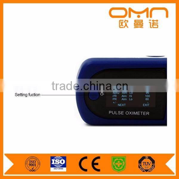 Professional manufacturers high performance digital finger pulse spo2 monitor for health care measures blood oxygen saturation