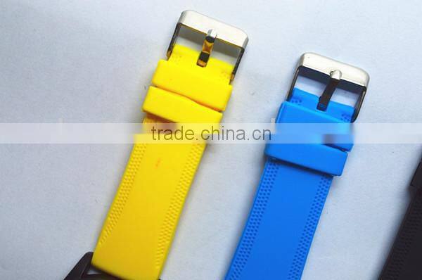 japanese quartz movement watches waterproof 3 atm, white silicone strap