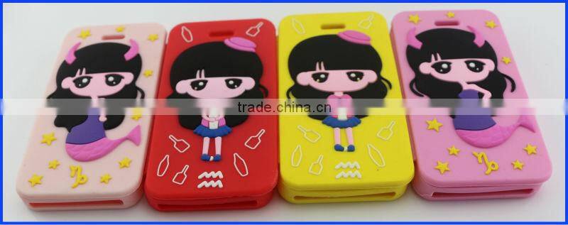 Soft Cute Funny Silicone Protective Cover Cheap High Quality Protective Front and Back Cover Case