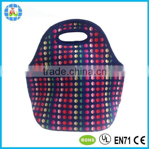 personalized neoprene lunch food tote for promotion