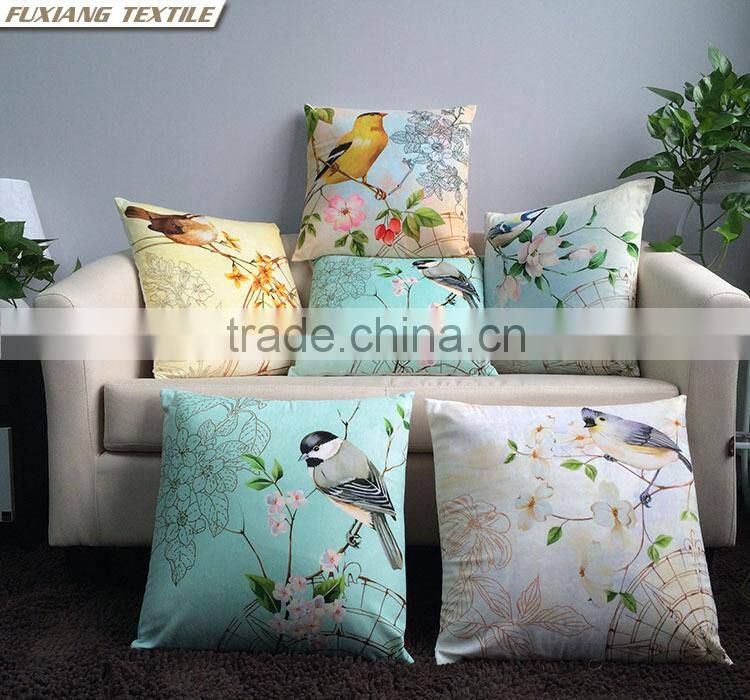 short hair fabric digital print pillow cushion