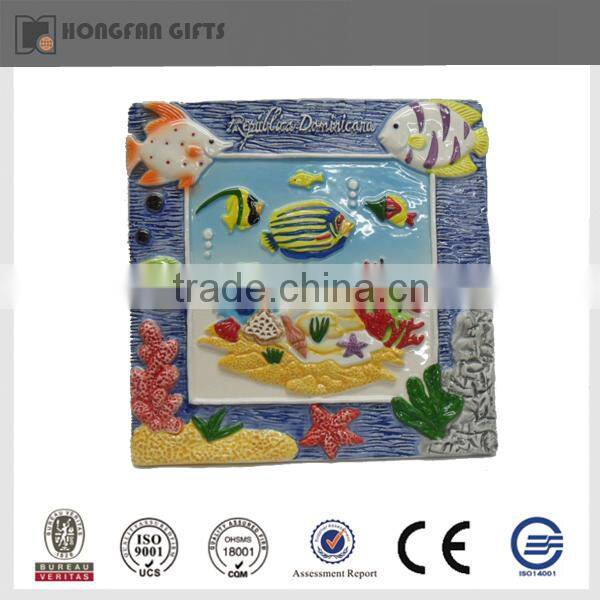 Hotsale porcelain blue sicilia souvenir sauce bottle with lid