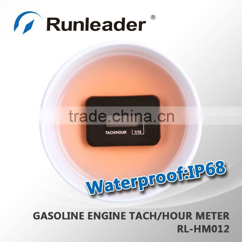 inductive Motorcycle Hour Meter Tachometer for Yamaha,Hongda,Tractor,waterproof